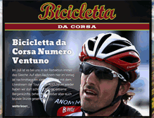 Tablet Screenshot of biciclettadacorsa.de